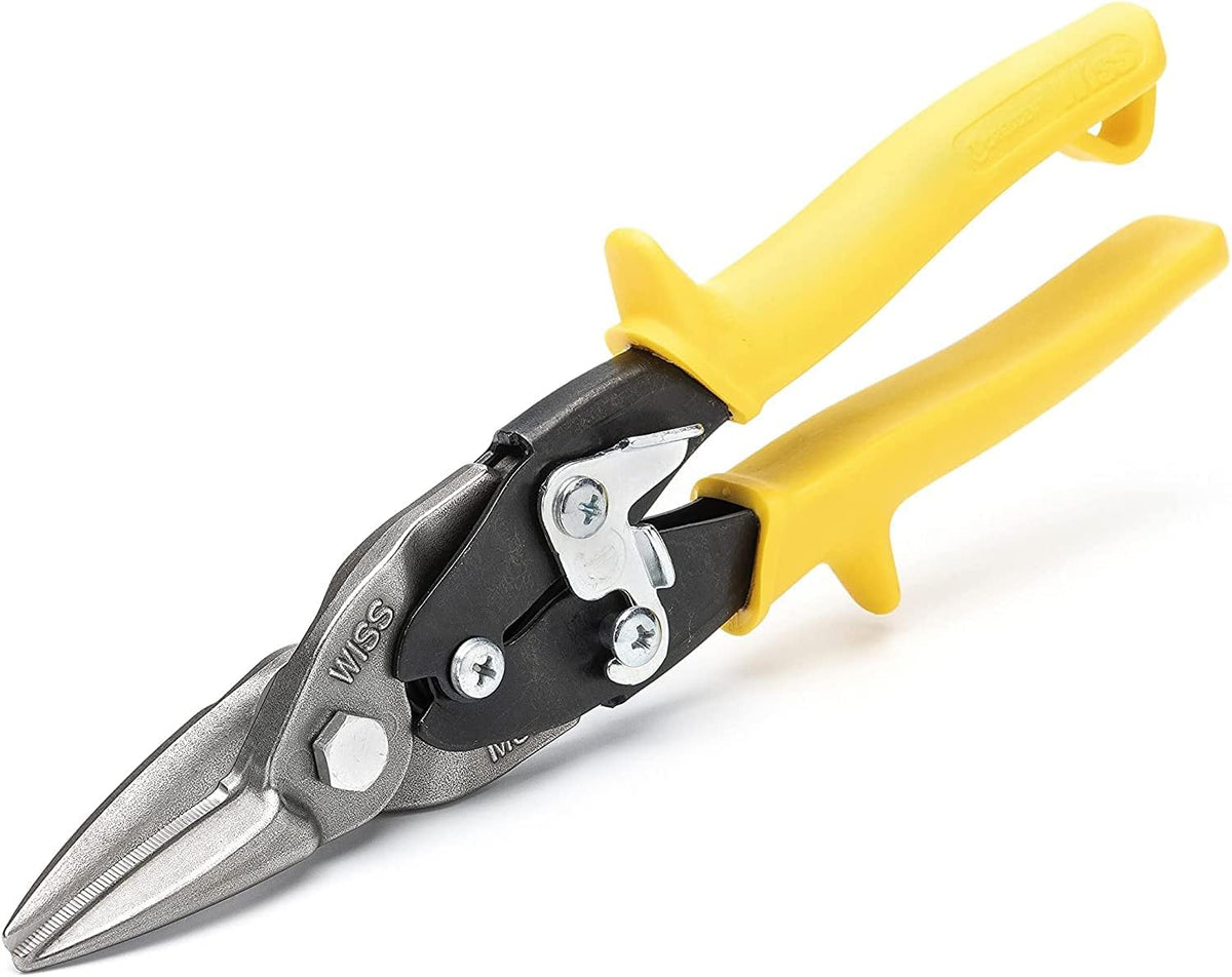 Wiss 9-3/4" Straight Cut Compound Action Snips (Yellow) - 248mm