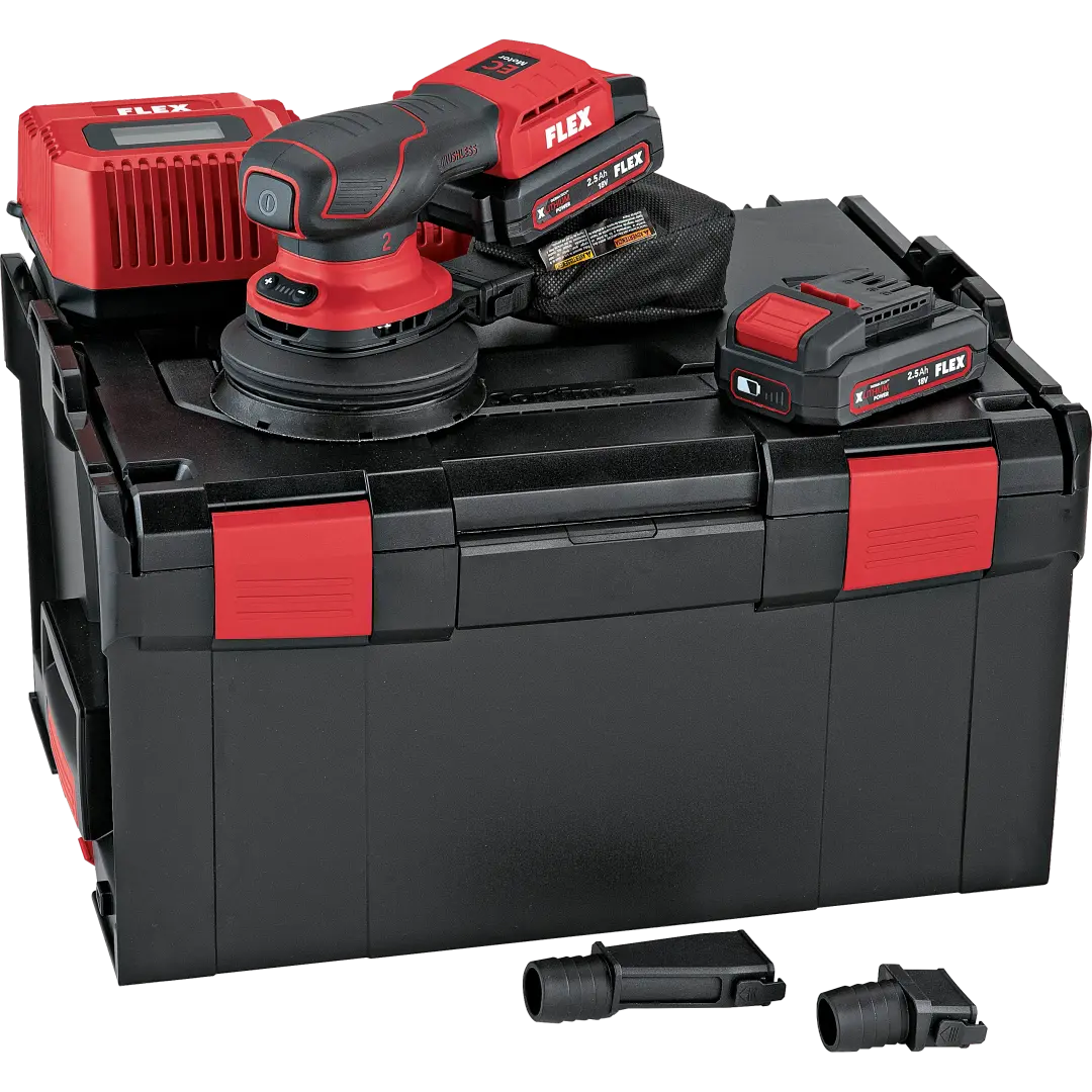 FLEX ORE 2 125 18.0-EC Cordless complete kit