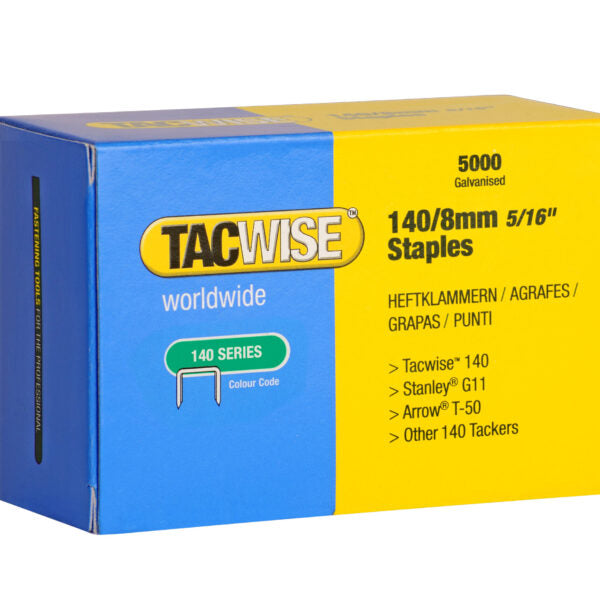 Tacwise Type 140 Galvanised Staples (5000)