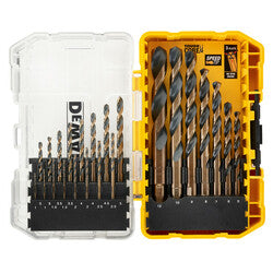 DeWalt 23 Piece Black & Gold Metal Drilling Set