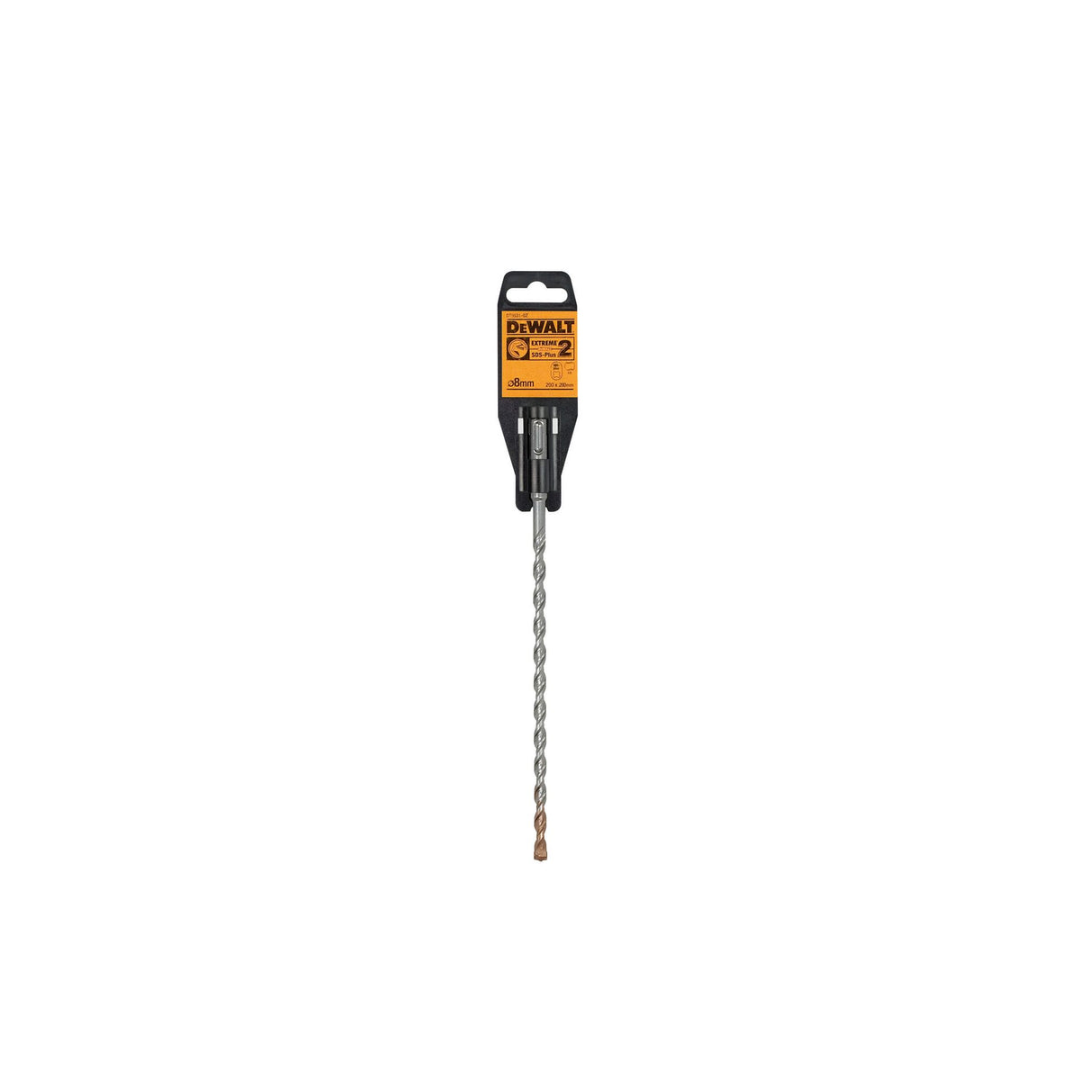 8mm x 260mm DeWalt Extreme SDS Plus 2 Cutter Drill Bit