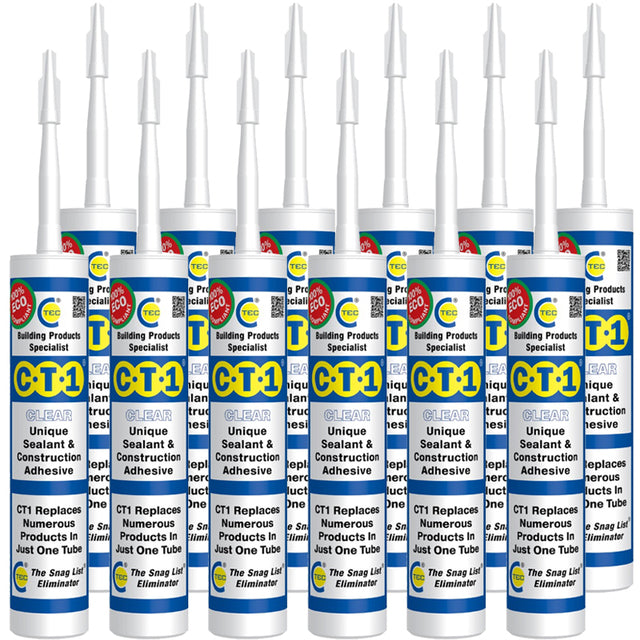 CT1 Sealant & Construction Adhesive 290ml - Carton of 12 Tubes