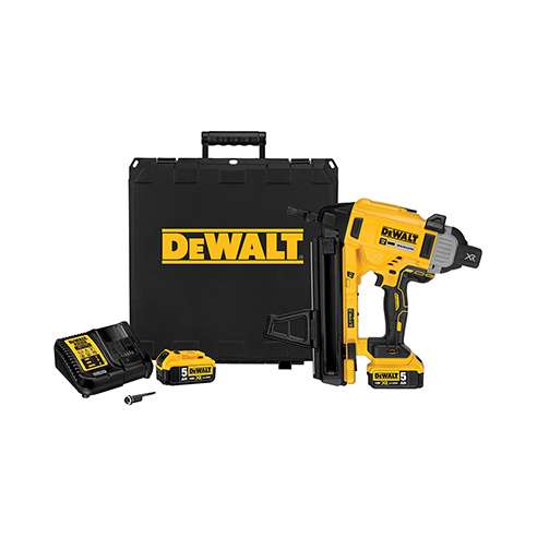 DeWalt DCN890 18V XR Concrete Nailer With 2 x 5.0 Ah Batteries