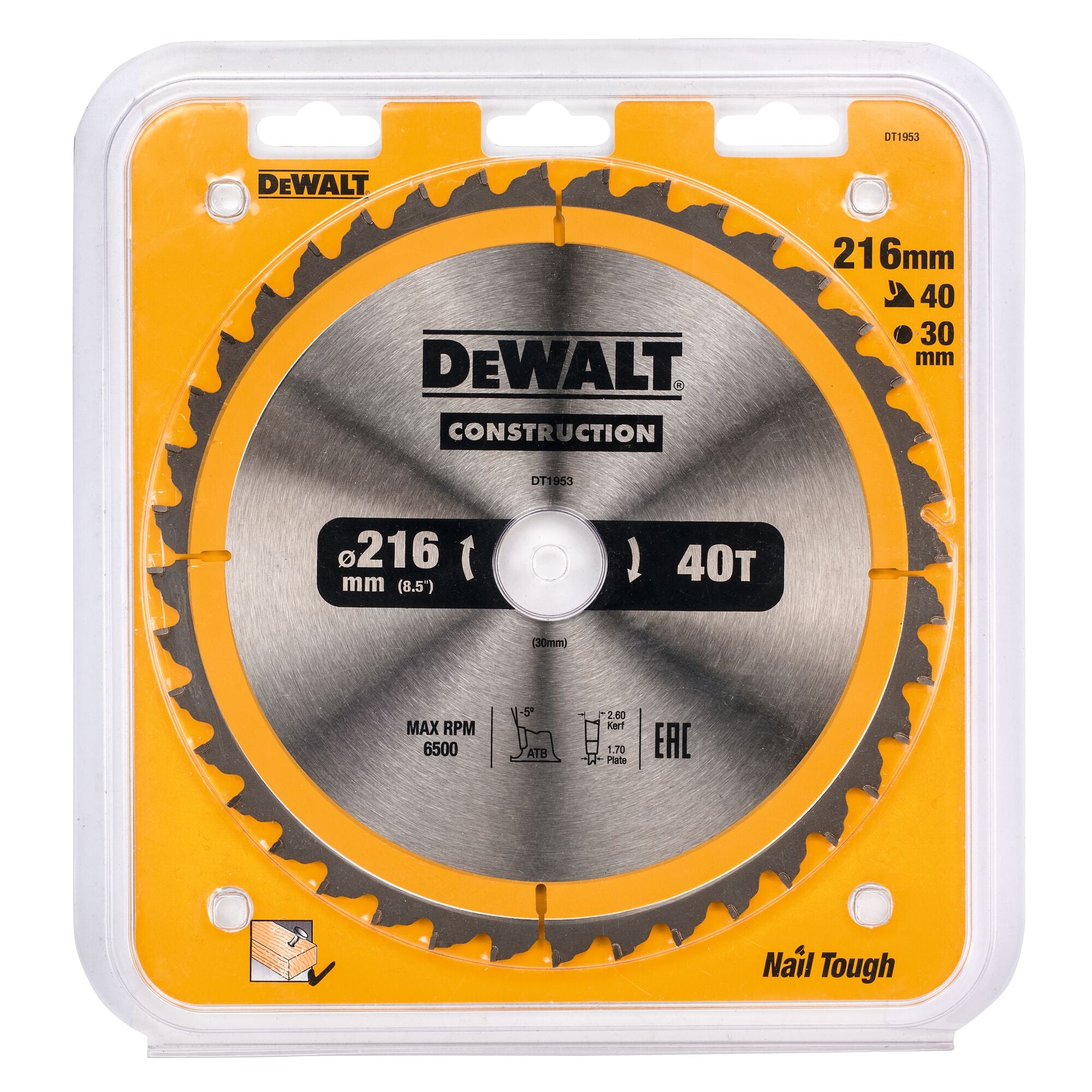 Dewalt 216mm blade sale