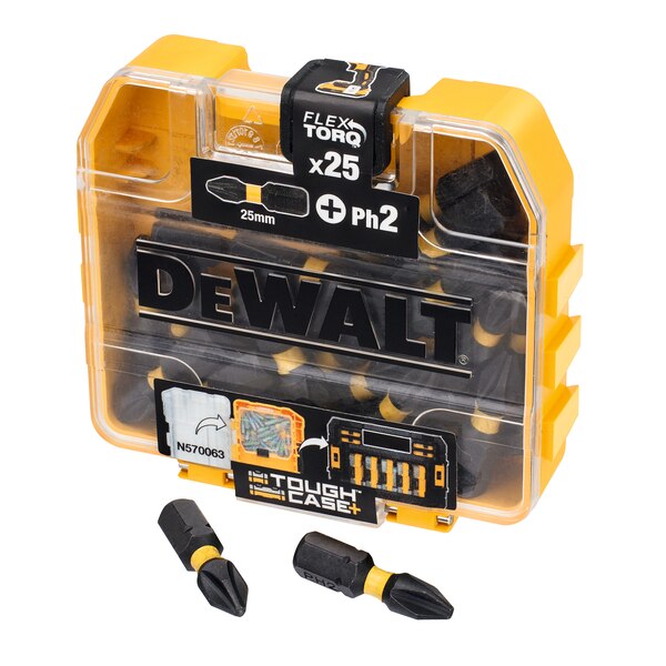 DeWalt 25mm PH2 Impact Torsion Screwdriver Bits x 25