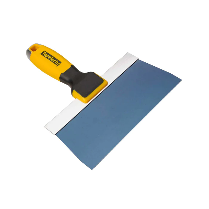 TapeTech Blue Steel Taping Knife - Soft Grip Handle