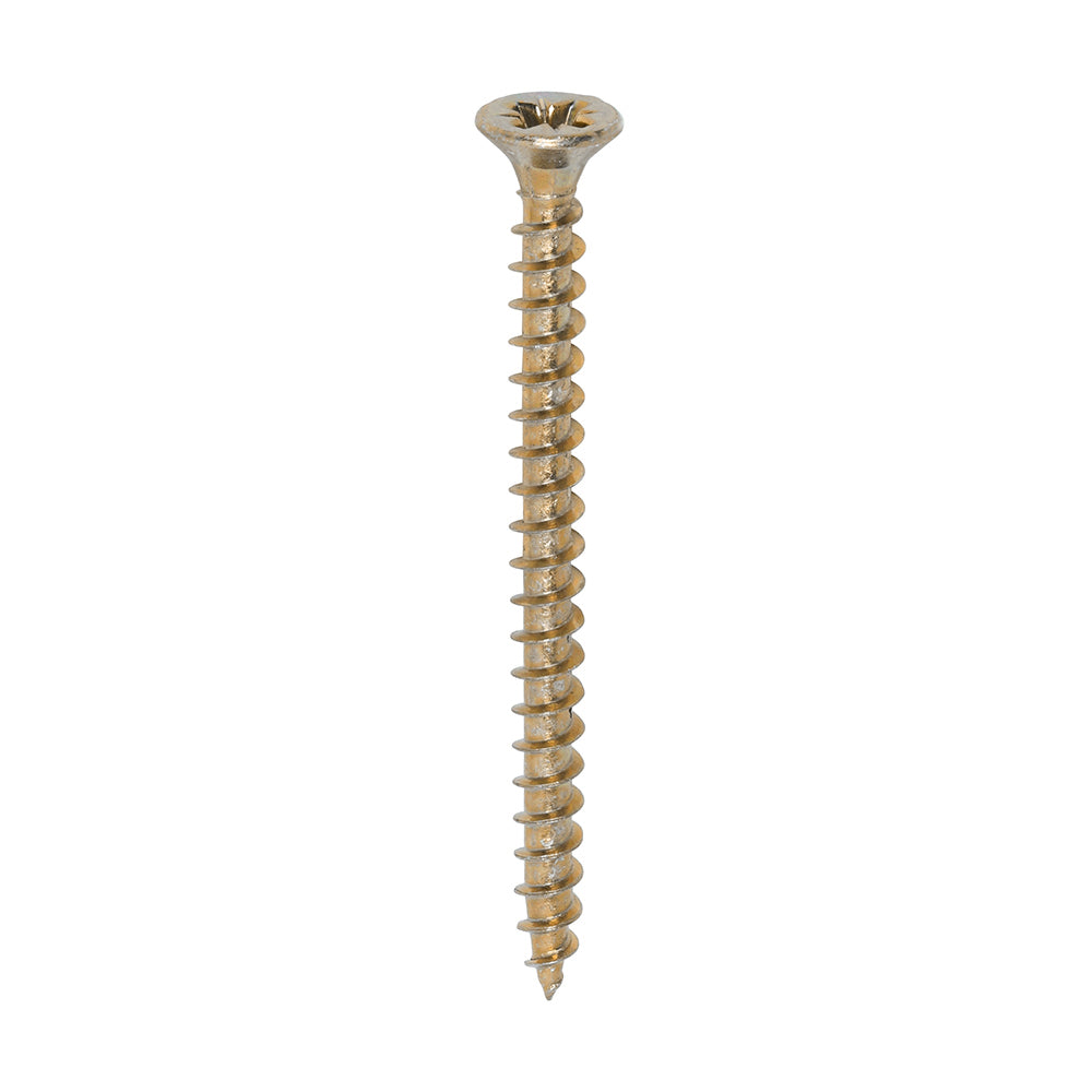 Timco Solo Woodscrews - Guage 3.0-4.5mm - Yellow