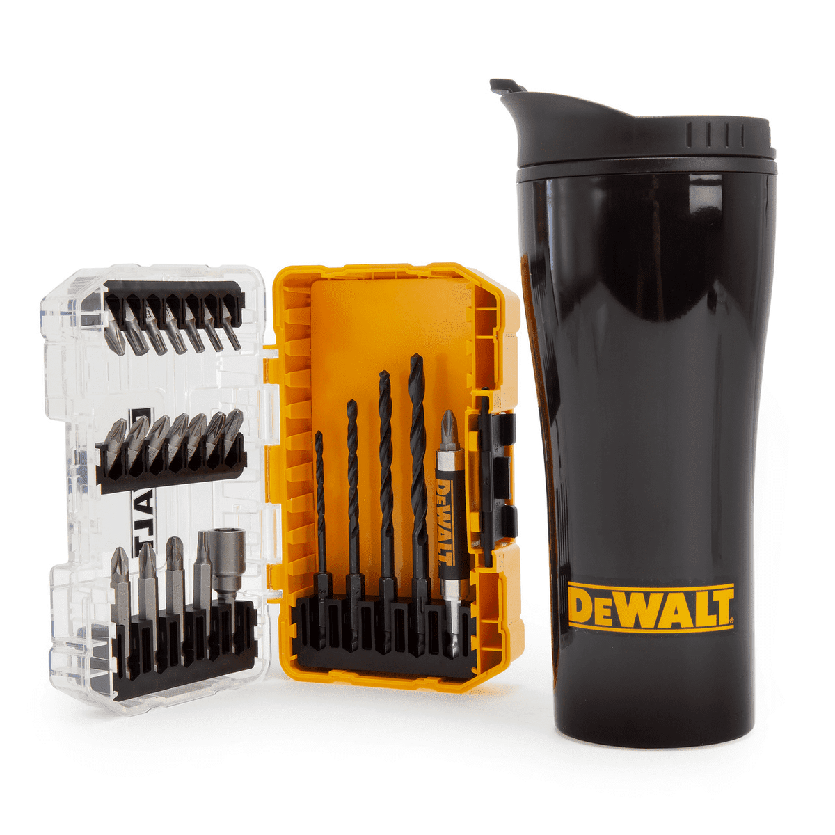 DEWALT X25 PC DRILL DRIVER BIT SET & MUG