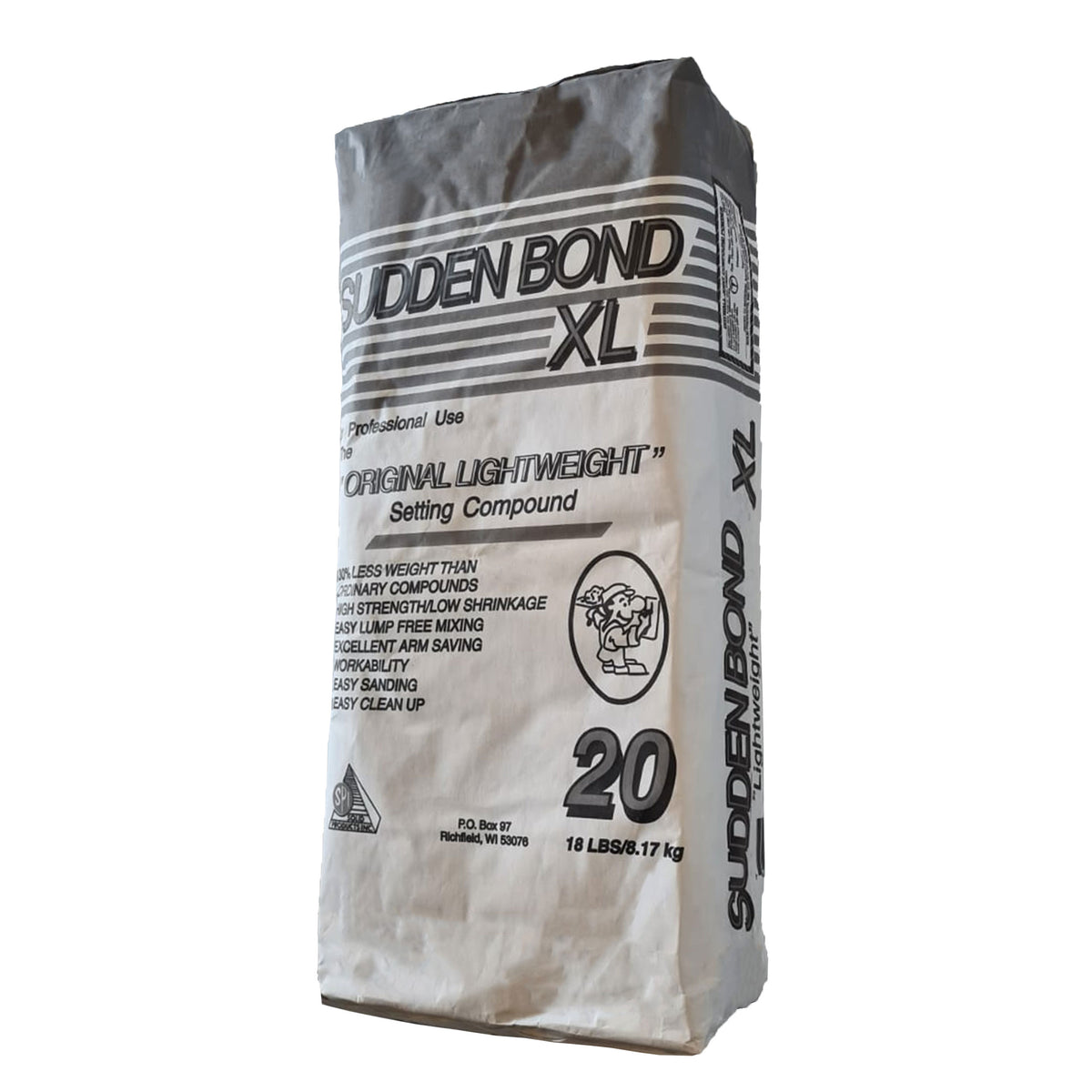 Sudden Bond XL Lightweight Setting Joint Compound - 8kg Bags