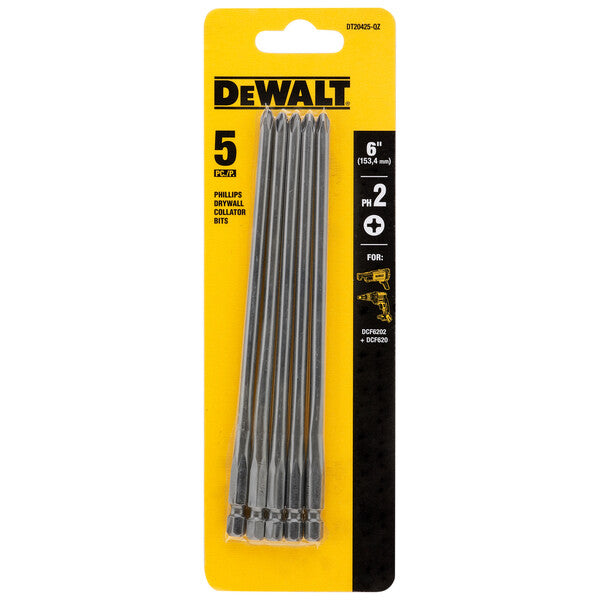 156Mm Drywall Bit Ph2 - 5 Pack